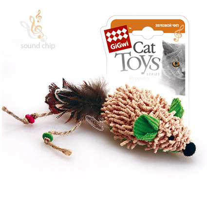 Gigwi игрушка для кошек мышка с электронным чипом 8 см