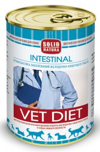 Solid Natura VET Intestinal здоровье ЖКТ, диета для собак влажный 340 гр