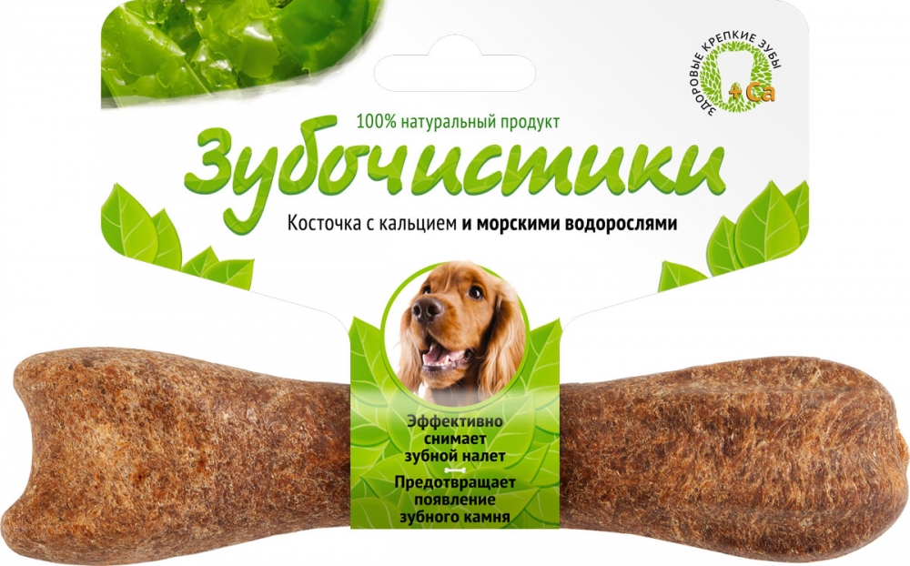 Зубочистики для собак средних пород со вкусом морских водорослей 95 гр