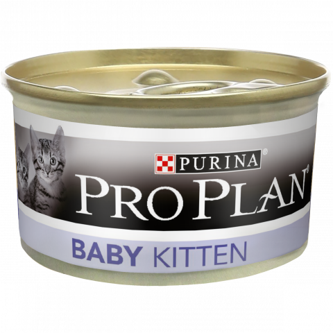 Pro Plan Baby Kitten консервы для котят мусс курица 85 гр
