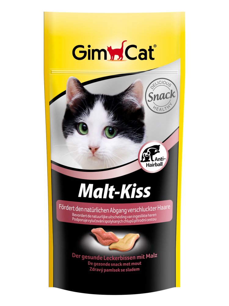 Gim Cat Malt-Kiss витамины и таурин для кошек 450 гр