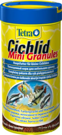 Tetra Cichlid Mini Granules - корм для маленьких и карликовых цихлид, мини-гранулы 