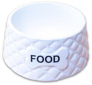 Керамик Арт миска керамическая Food белая, белая 680 мл