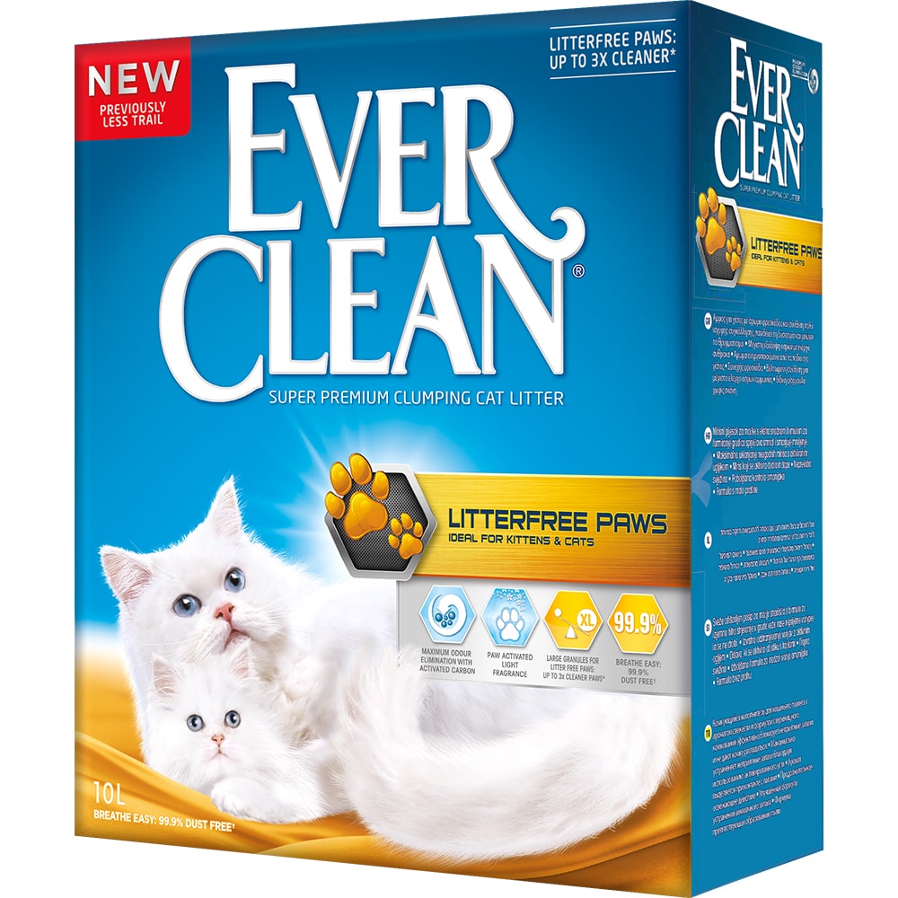 Ever Clean Litterfree Paws для длинношерстных кошек