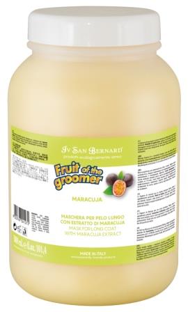 Iv San Bernard Fruit of the Grommer Maracuja Восстанавливающая маска для длинной шерсти с протеинами 3 л