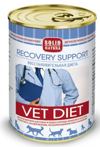 Solid Natura VET Recovery Support диета для кошек и собак в период восстановления 340 гр