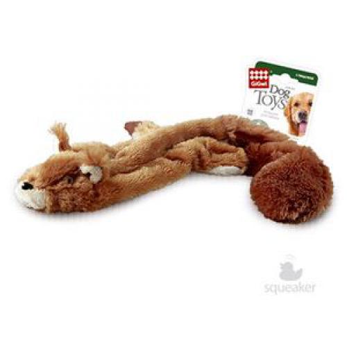 Gigwi игрушка для собак белка с двумя пищалками