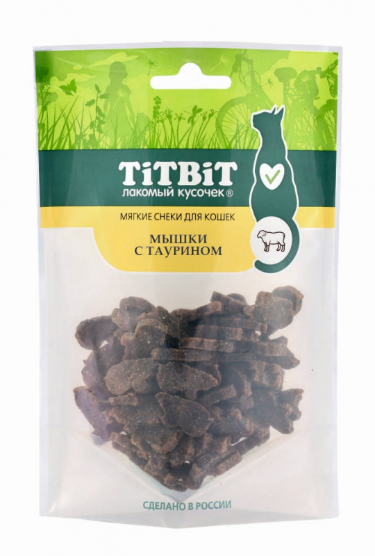 TitBit Мышки с таурином для кошек (Мягкие снеки) 50 гр