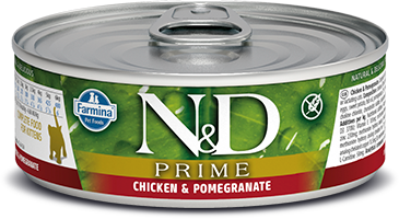 Farmina N&D PRIME консервы для котят курица с гранатом 80 гр