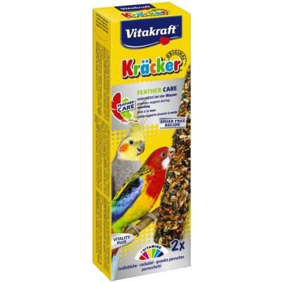 Vitakraft Feather Care  крекеры для средних и крупных попугаев при линьке 2 шт