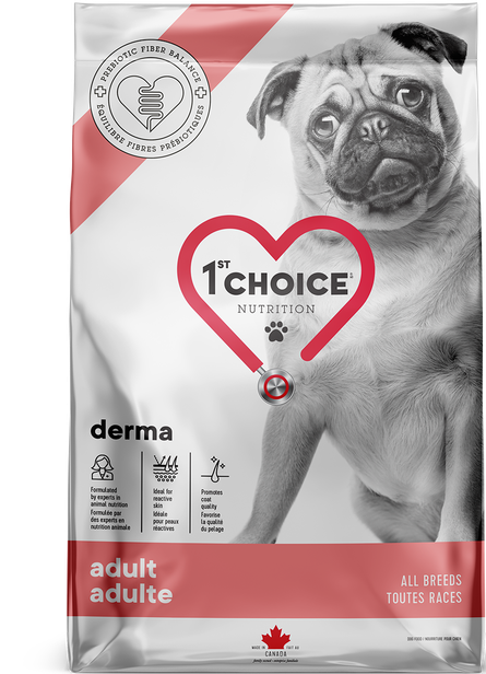 1st Choice GF Derma лосось для собак с гиперчувствительной кожей