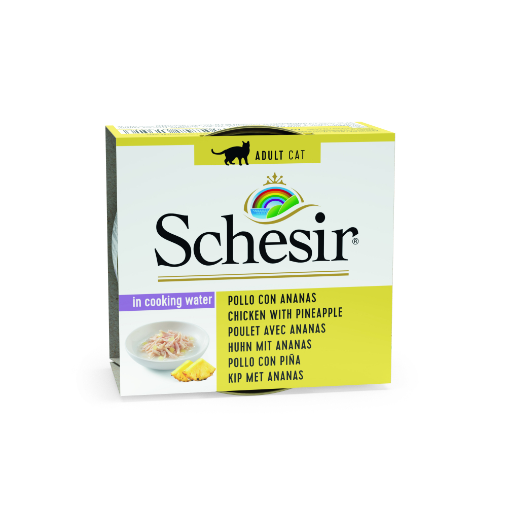 Schesir для кошек курица с рисом 85 гр