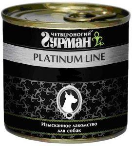 Четвероногий Гурман «Platinum Line» калтыки и языки 240 гр