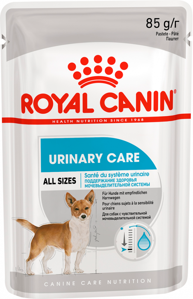Royal Canin Urinary Care для взрослых собак с чувствительной мочевыделительной системой (в паштете) 85 гр