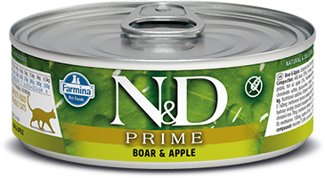 Farmina N&D PRIME консервы для кошек кабан с яблоком 80 гр