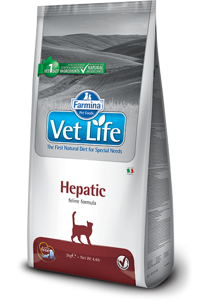 Farmina Vet Life Hepatic диетический корм для кошек при хронической печеночной недостаточности