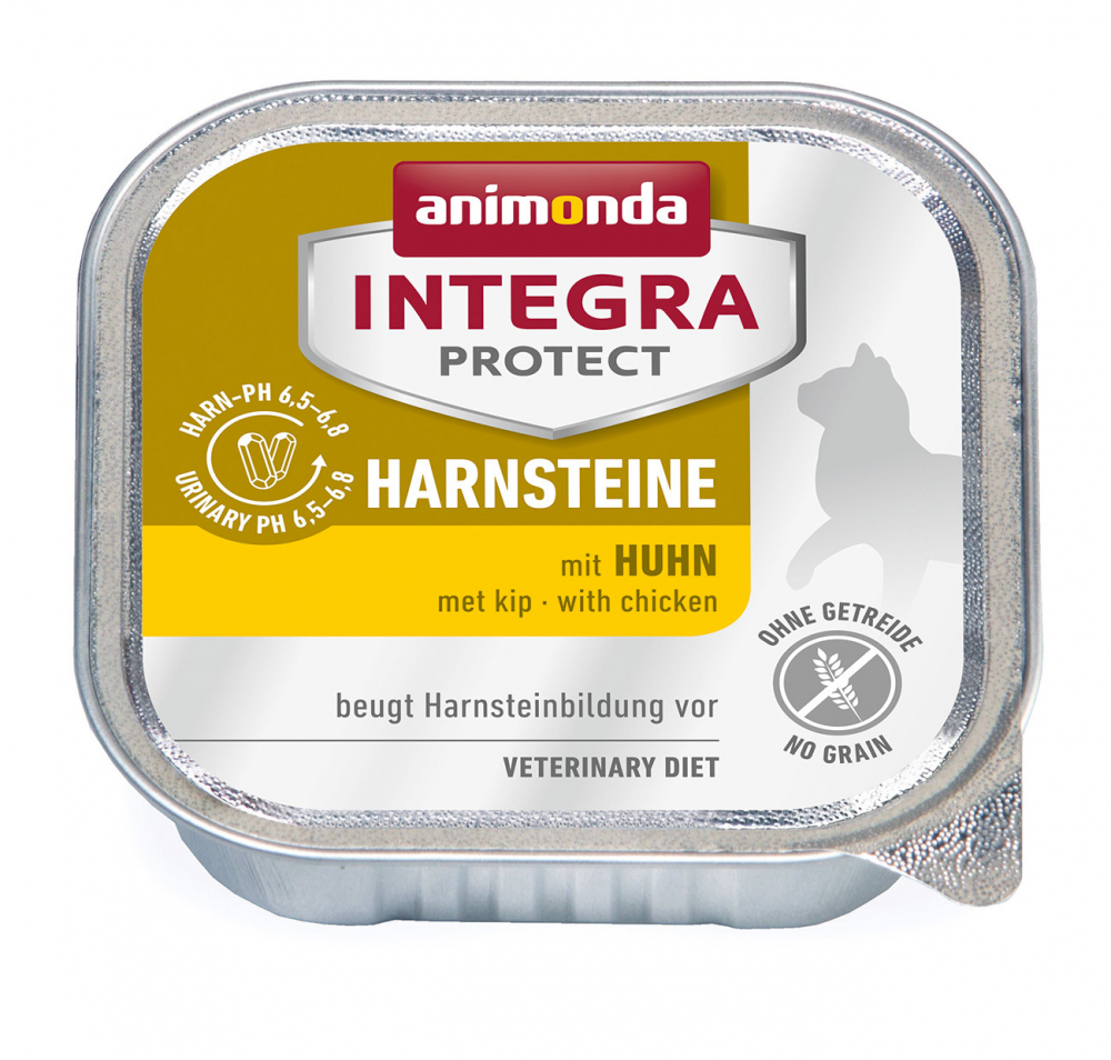 Animonda Integra Protect Cat (ламистер) Harnsteine (URINARY) with Chicken c курицей для взрослых кошек при МКБ 100 гр