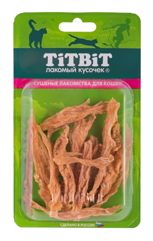 TitBit Филе куриное (соломка) для кошек - Б2-S 22 гр