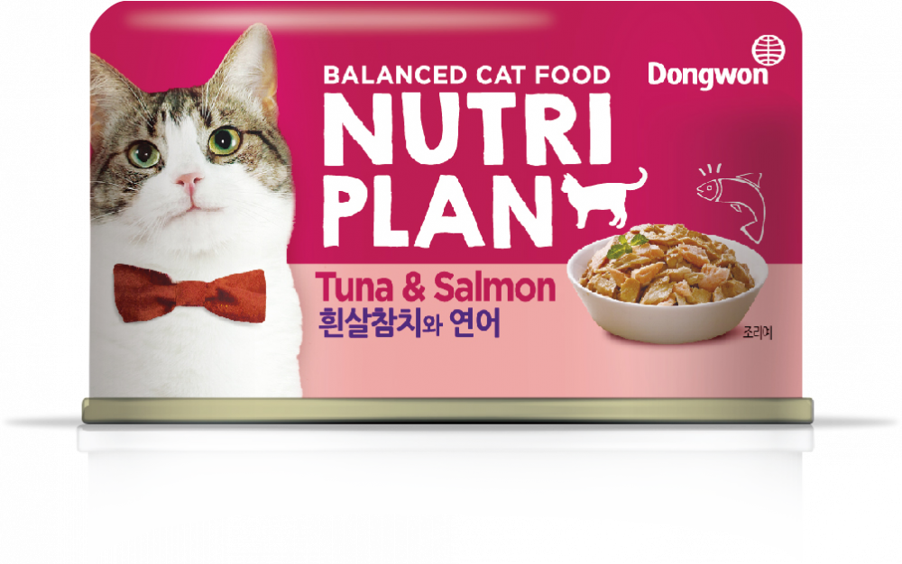 NUTRI PLAN в собственном соку тунец с лососем для кошек в банке 160 гр
