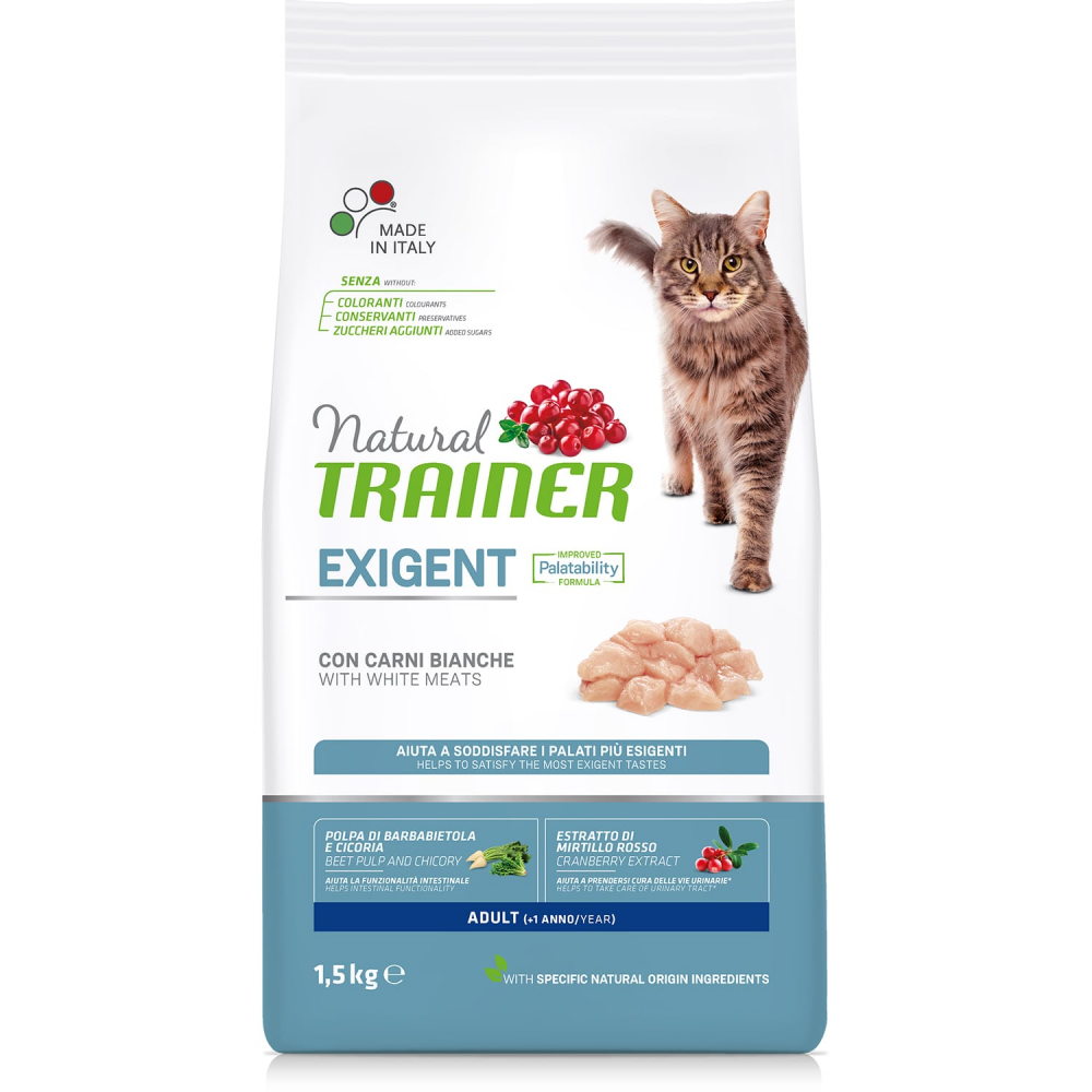 Trainer Natural Exigent Cat with Fresh White Meats сухой корм для привередливых кошек с белым мясом