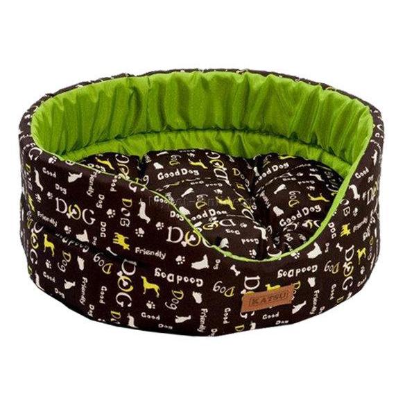 KATSU Лежак для животных Yohanka shine Dogs зеленый размер 4 58*52*20 см