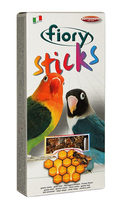 FIORY палочки для средних попугаев Sticks с медом 2х60 гр