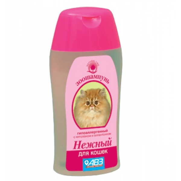 Нежный зоошампунь для кошек