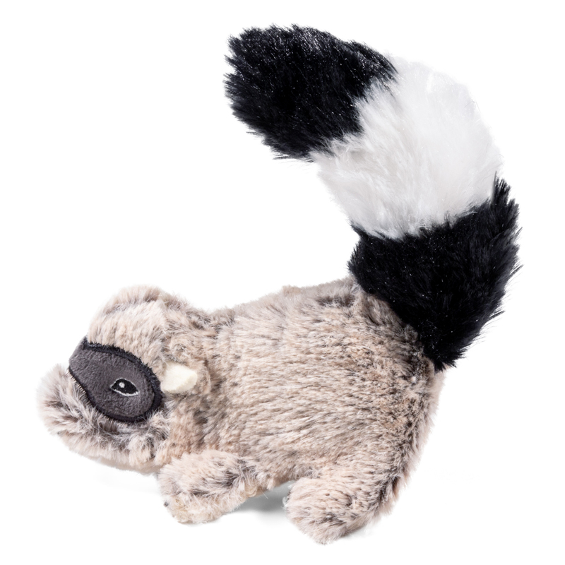 Gigwi игрушка для собак енот с пищалкой 16 см