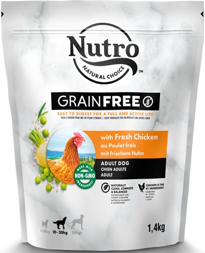 Nutro сухой беззерновой корм для собак средних пород со свежей курицей и экстрактом розмарина