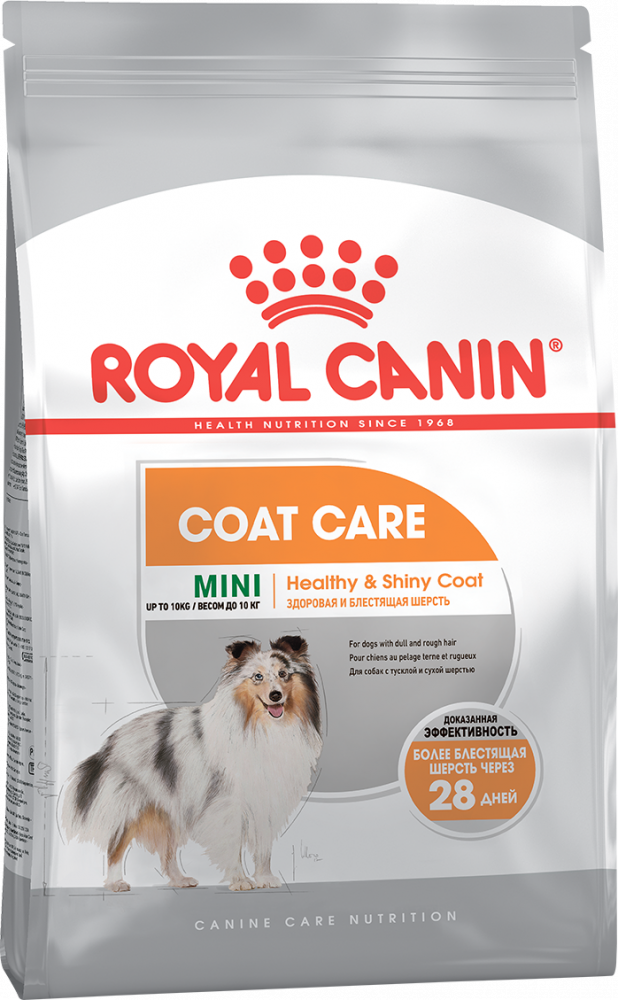 Royal Canin Coat Care для собак мелких пород с тусклой и сухой шерстью