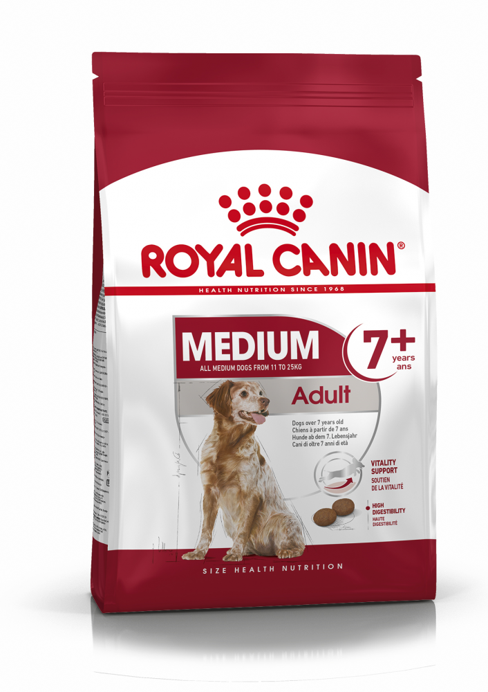 Royal Canin Medium Adult 7+ Корм для собак в возрасте с 7 до 10 лет