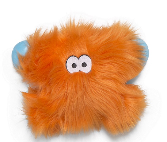 Zogoflex Rowdies игрушка плюшевая для собак Fergus 24 см оранжевая