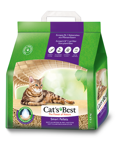 Cat's Best SMART PELLETS древесный комкующийся наполнитель