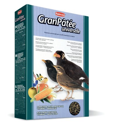 Padovan Granpatee Universelle комплексный корм для насекомоядных птиц, майн и других птиц