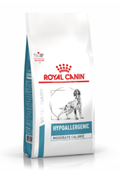 Royal Canin Hypoallergenic Moderate Calorie для собак при пищевой аллергии или пищевой непереносимости