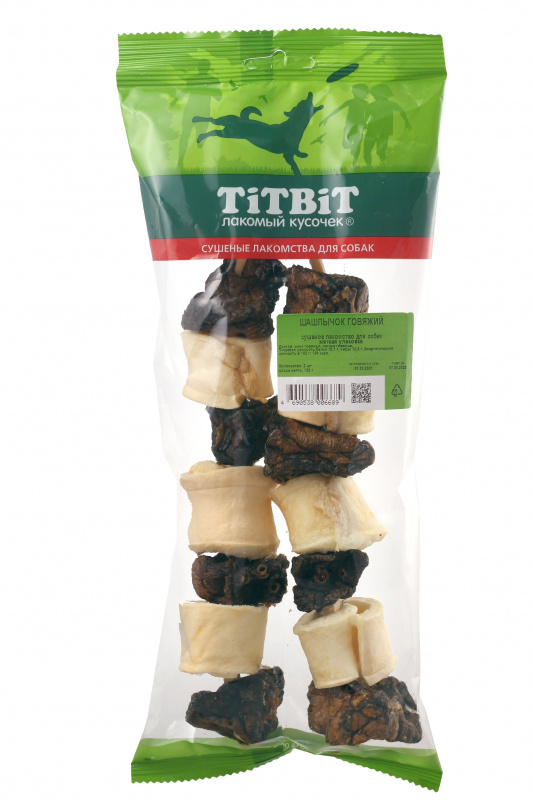 TitBit Шашлычок говяжий - мягкая упаковка 126 гр