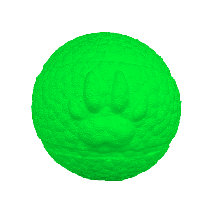 Игрушка Mr.Kranch для собак Мяч с шипами 8 см неоновая зеленая