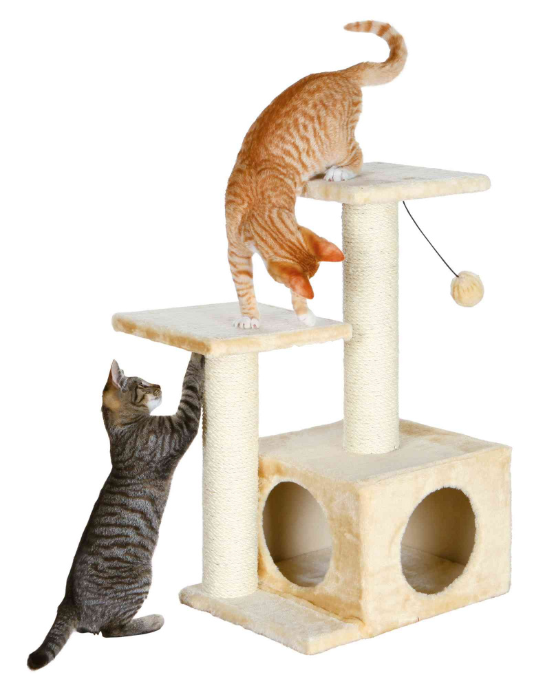 Trixie домик для кошки «Valencia», высота 71 см, бежевый