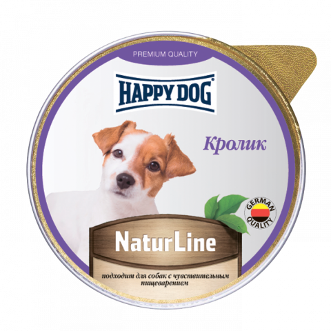 Happy Dog Nature Line кролик паштет 125 гр