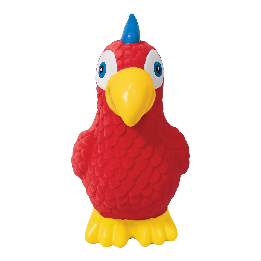 KONG игрушка для собак Wiggi Попугай 13х11 см малый	