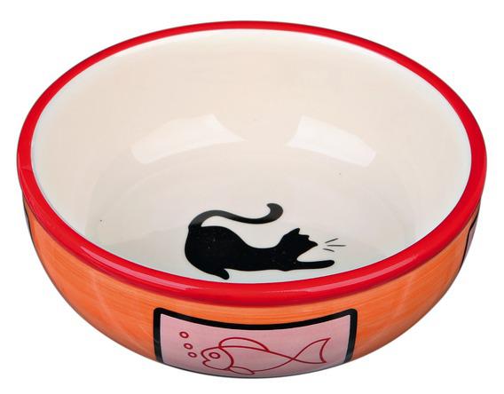Миска керамическая для кошки 0,35 л. 12,5 см