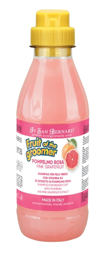 Iv San Bernard Fruit of the Grommer Pink Grapefruit Шампунь для шерсти средней длины с витаминами 500 мл