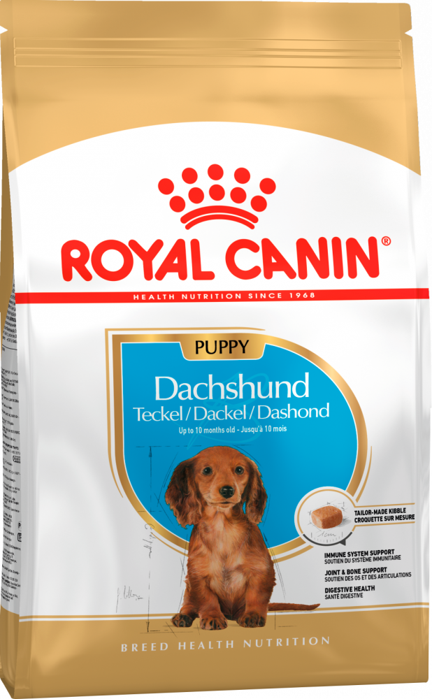 Royal Canin Dachshund Puppy для щенков породы такс в возрасте от 2 до 10 месяцев