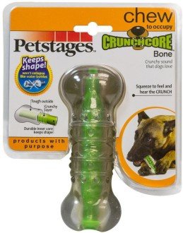 Petstages игрушка для собак «Хрустящая косточка» резиновая 12 см средняя