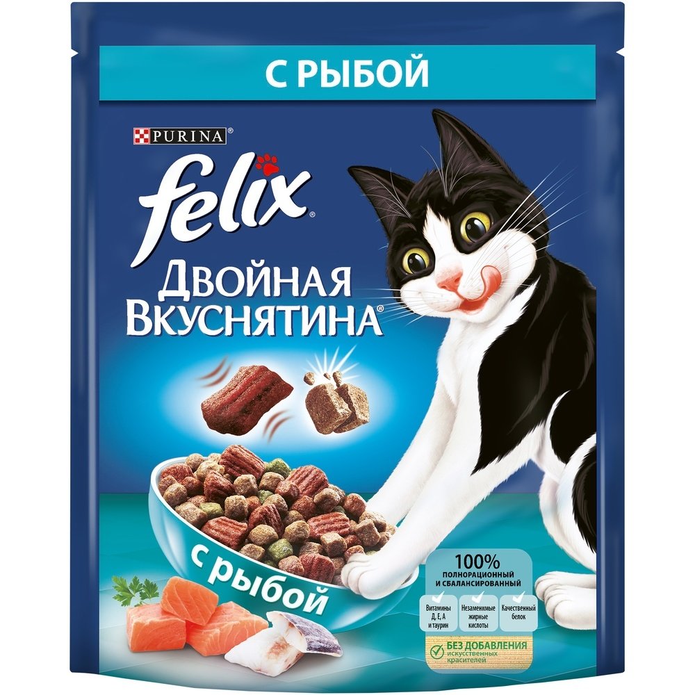 Felix «Двойная вкуснятина» с рыбой