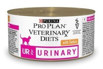 Purina UR Veterinary Diets Urinary для кошек при мочекаменной болезни с индейкой 195 гр