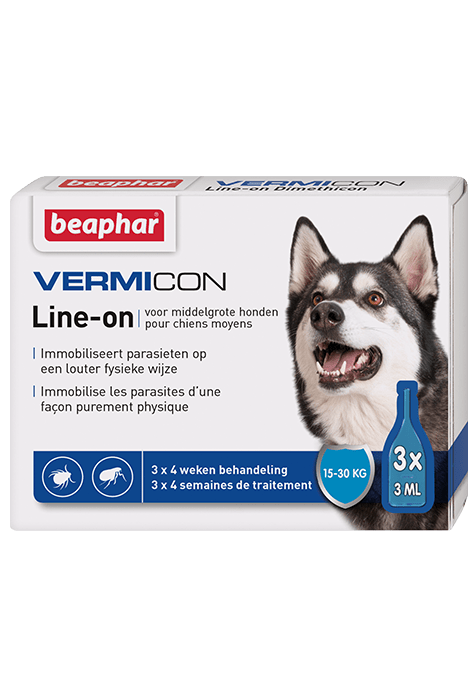 Beaphar Капли IMMO Shield Line-on от паразитов для собак средних пород.