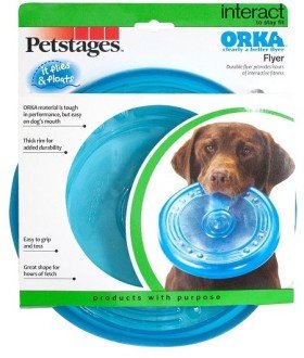 Petstages игрушка для собак «Орка летающая тарелка» 22 см