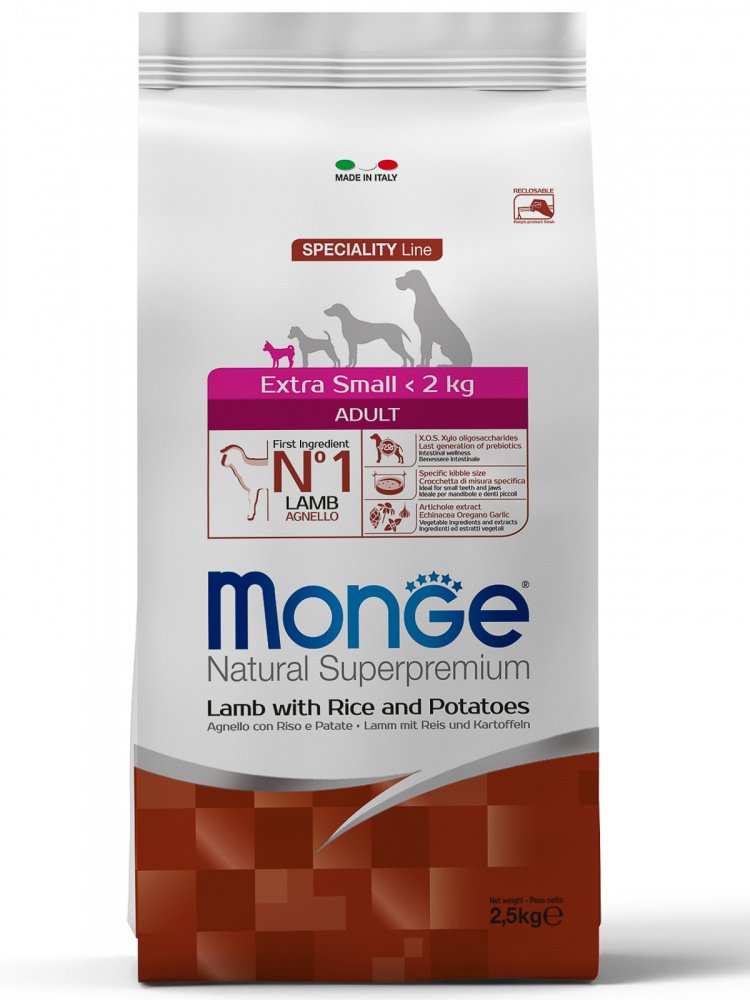 Monge Extra Small Adult Lamb  ,        