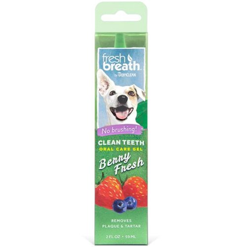 TropiClean Fresh Breath гель для чистки зубов гель для чистки зубов ягодный собак 59 мл